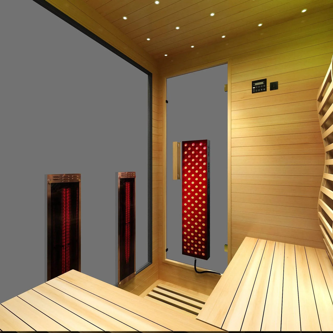 Red Light Therapy Luminar Sauna Add-on - Sun Home Saunas