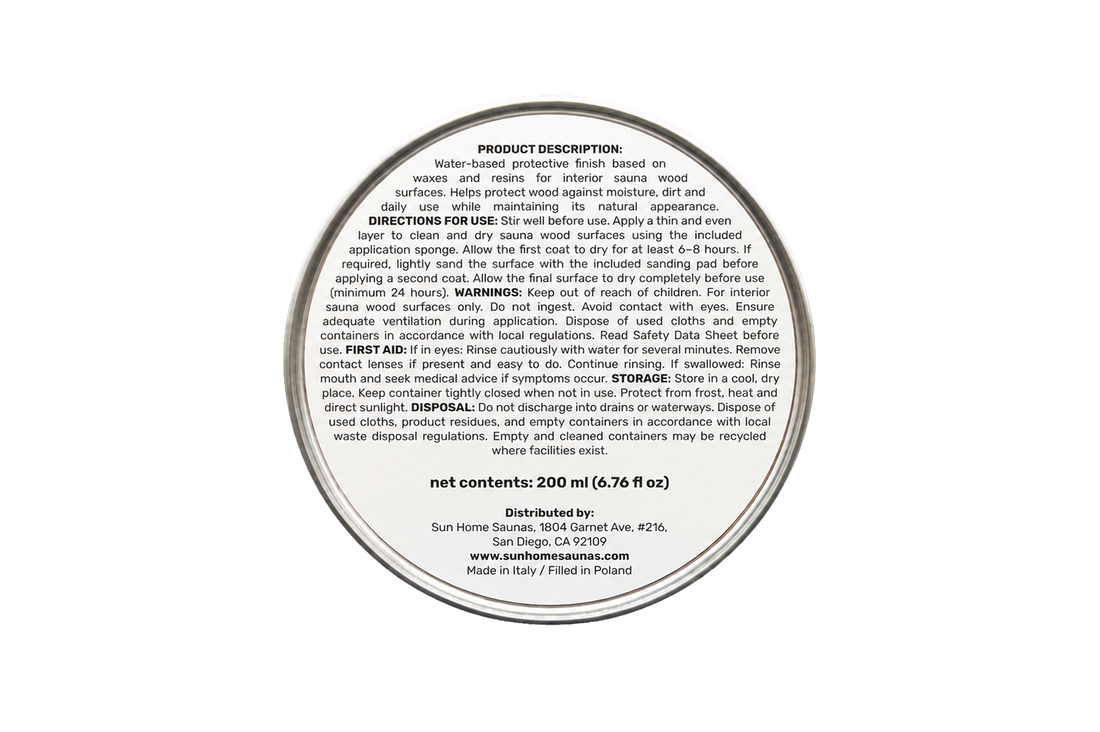 Sun Home Sauna Care Set