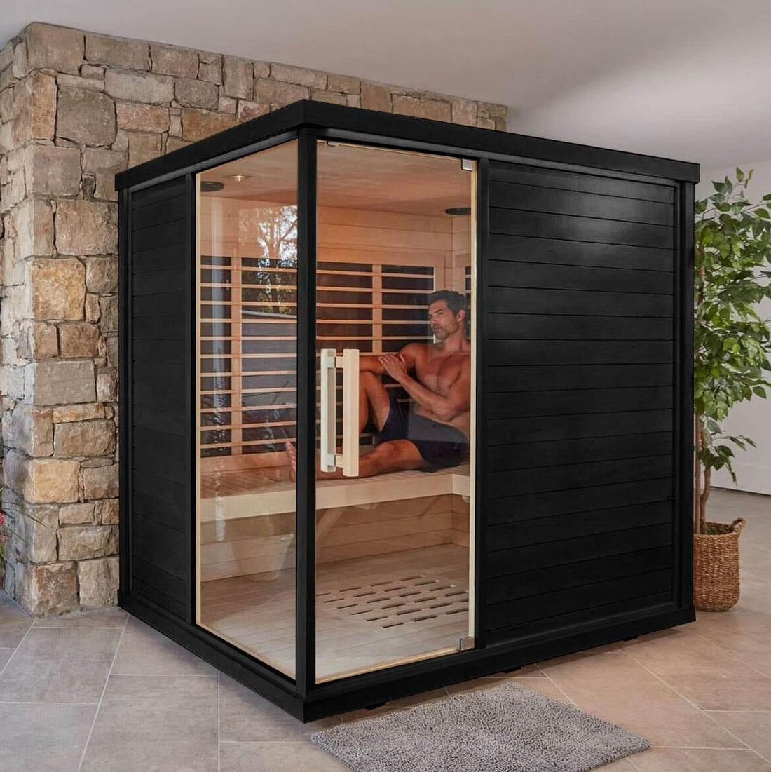 Illustration of Luxury Off Grid Vacation Homes With Infrared Sauna