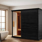 Solstice™ 4 home sauna with reclining bench