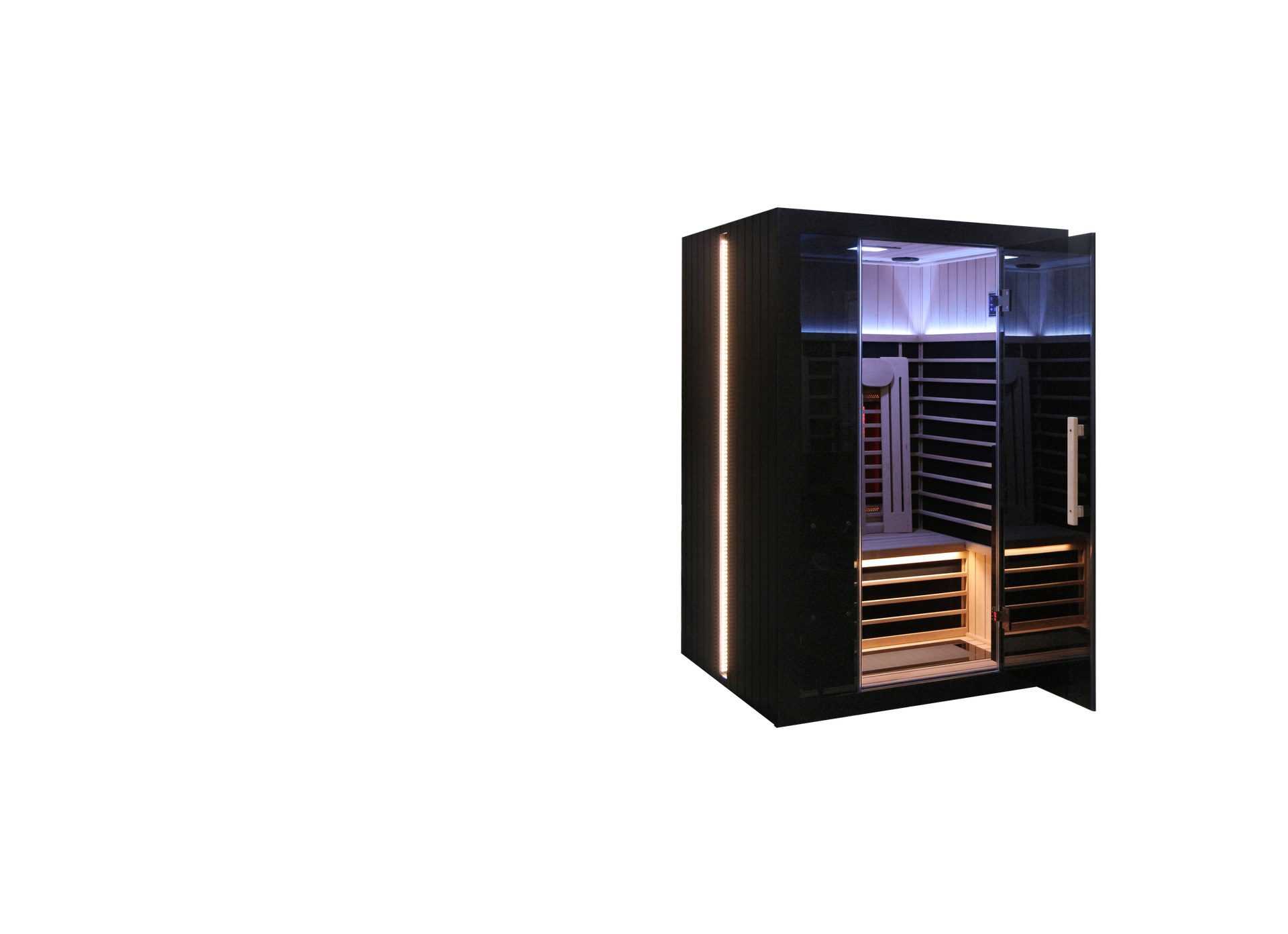 Sun Home Eclipse™ 2-Person Indoor Red Light & Full-Spectrum Infrared Sauna product cutout