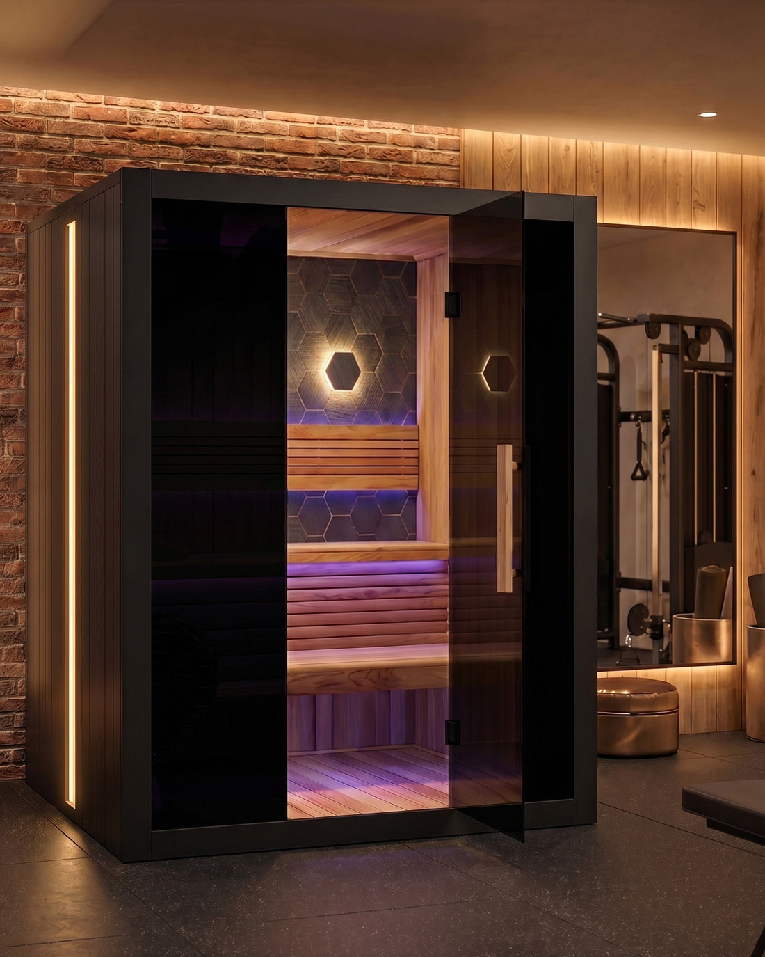 Sun Home Nova Indoor 3-Person Traditional Sauna