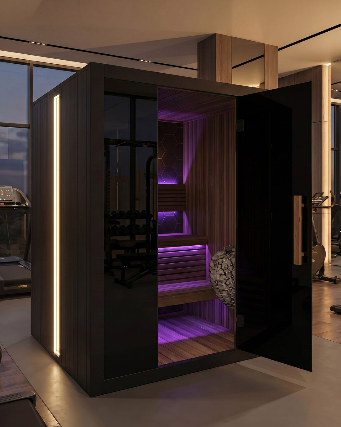 Sun Home Nova Indoor 5-Person Traditional Sauna