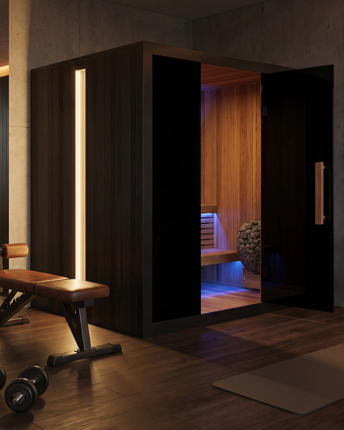 Sun Home Nova Indoor 5-Person Traditional Sauna