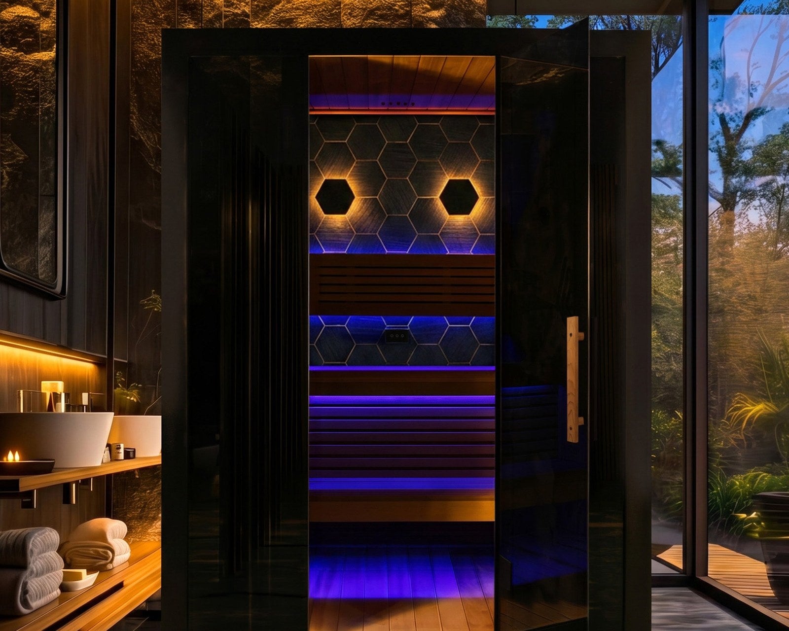 Sun Home Nova traditional steam sauna