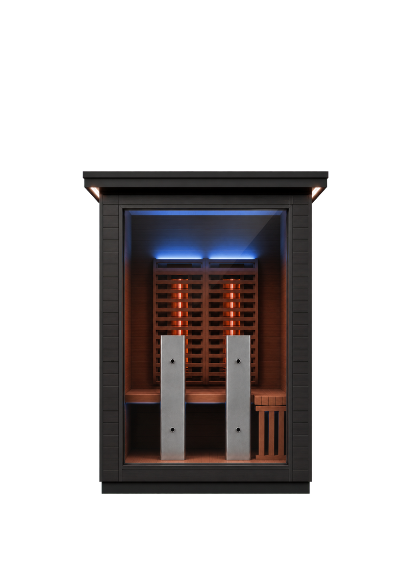Sun Home Luminar 2-Person Outdoor Full-Spectrum Infrared Sauna navigation product cutout