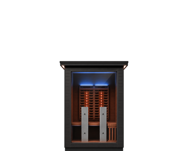 Sun Home Luminar 2-Person Outdoor Full-Spectrum Infrared Sauna navigation product cutout