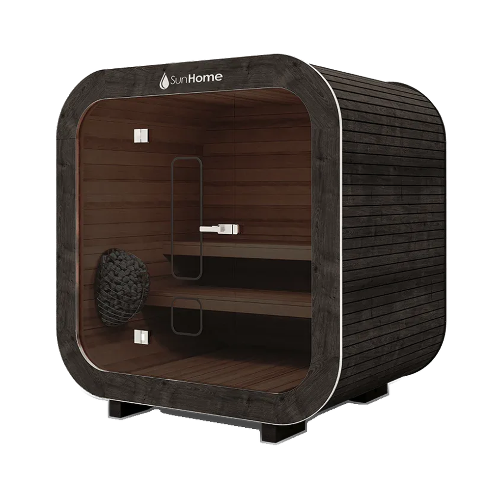 Sun Home Solaris™ 4-Person Outdoor Custom Traditional Sauna product cutout