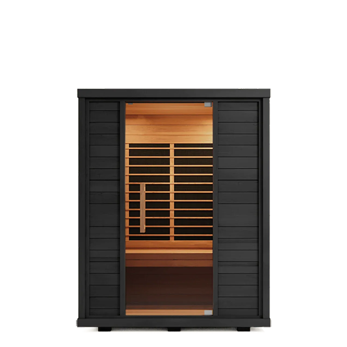 Sun Home Equinox™ 2-Person Indoor Full-Spectrum Infrared Sauna, front view