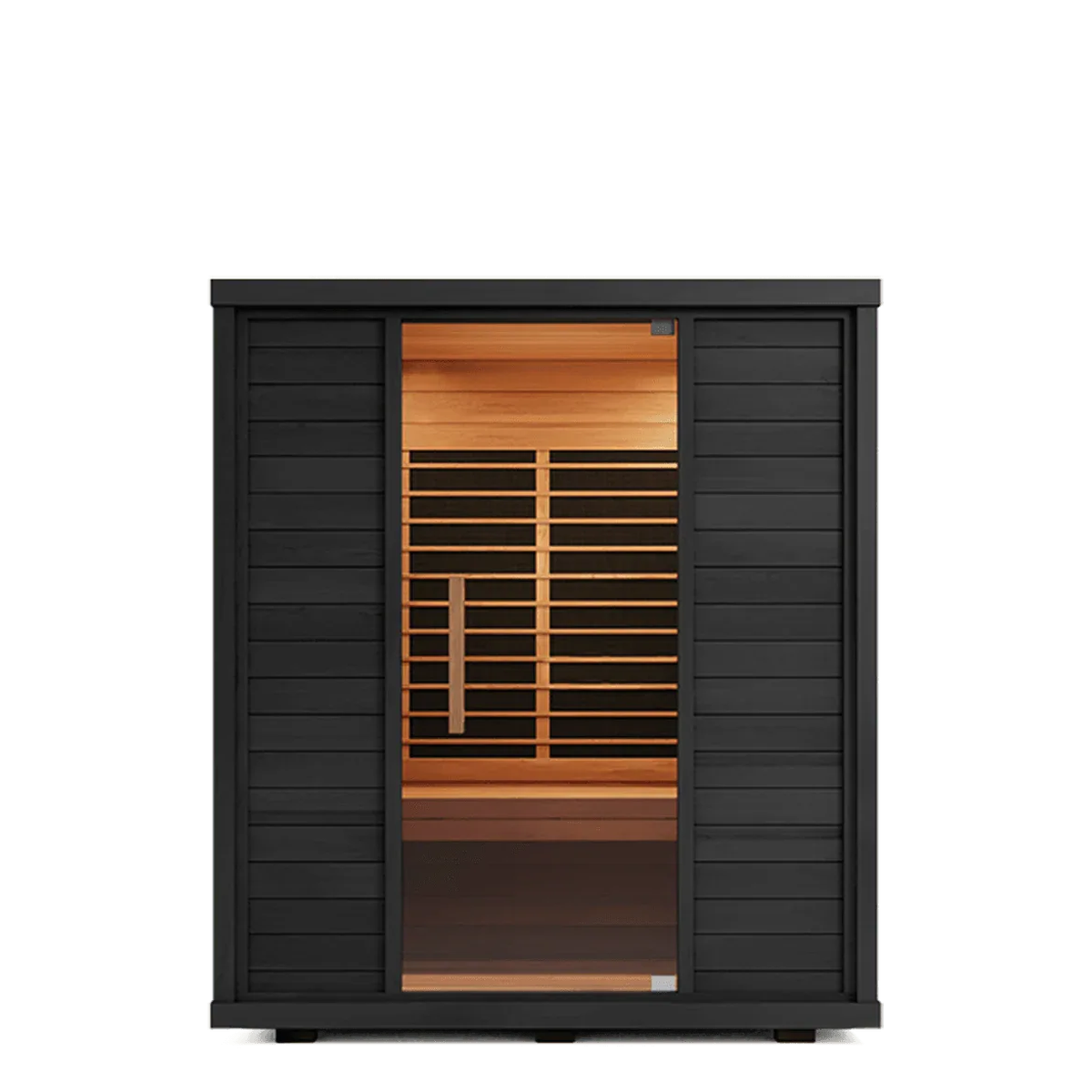 Sun Home Equinox™ 3-Person Indoor Full-Spectrum Infrared Sauna, front view