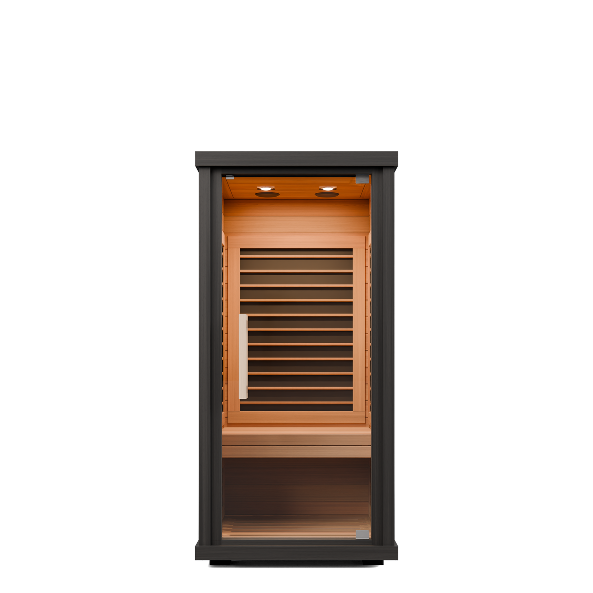 Sun Home Solstice™ 1-Person Indoor Infrared Sauna, front view