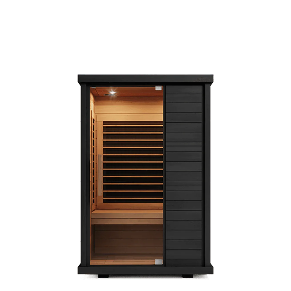 Sun Home Solstice™ 2-Person Indoor Infrared Sauna, front view