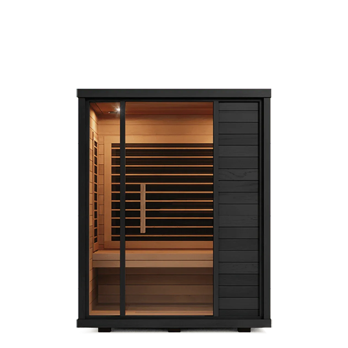 Sun Home Solstice™ 3-Person Indoor Infrared Sauna, front view